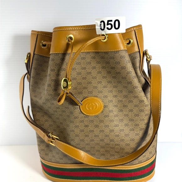 Gucci Ophidia Vintage Drawstring Bucket Shoulder Bag - Picture 1 of 11